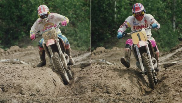 Ruskeasanta SM 500 1991 Sama paikka, eri kuski vas Ljungqvist ja Panttila